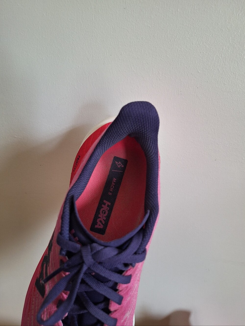 Hoka Mach 5 Women's way Raspberry / Summer Song Size 9.5B - Picture 9 of 13